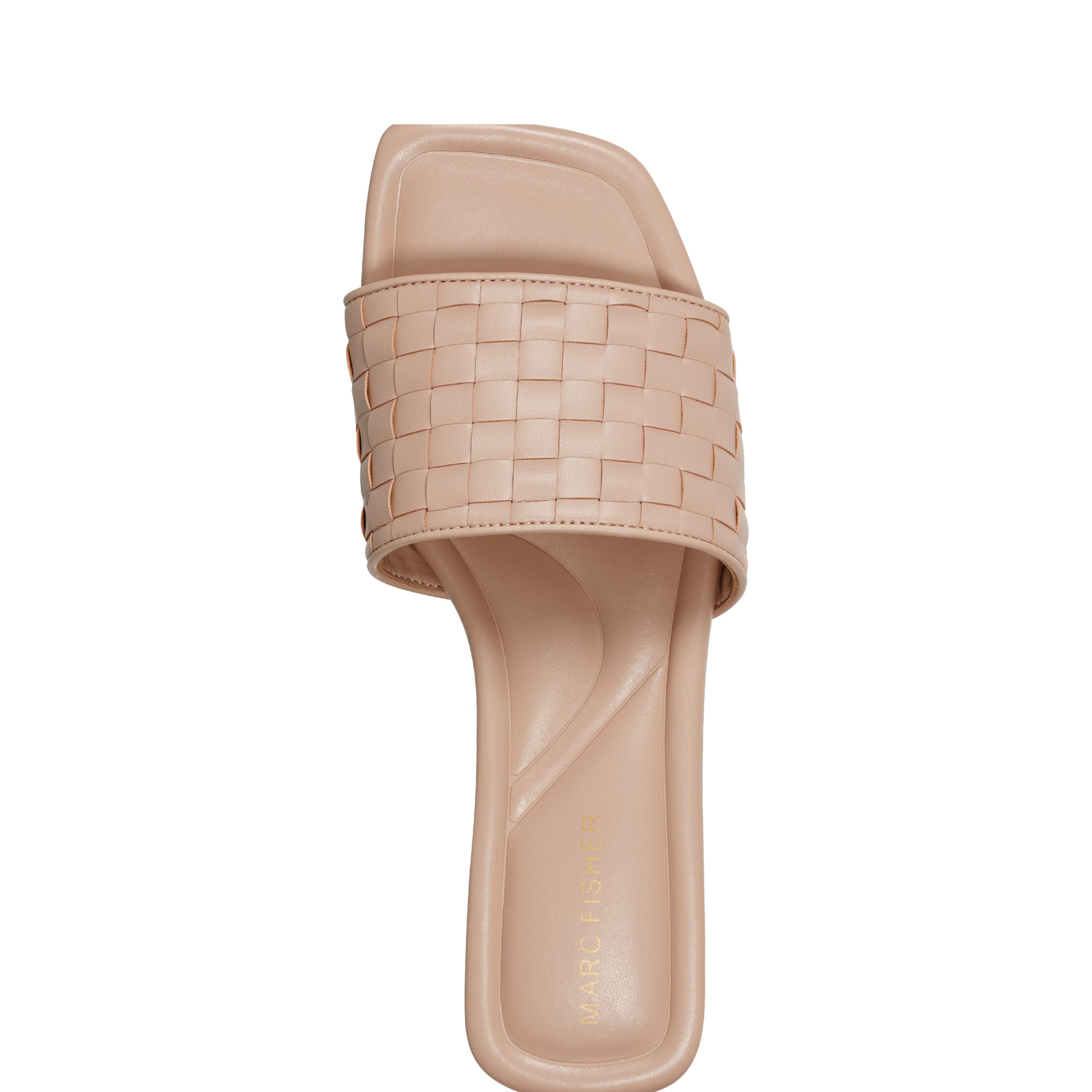 Marc Fisher Lecee Woven Flat Sandal | Light Natural