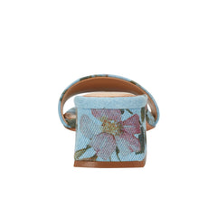Marc Fisher Olysa Slide Dress Sandal | Blue Floral