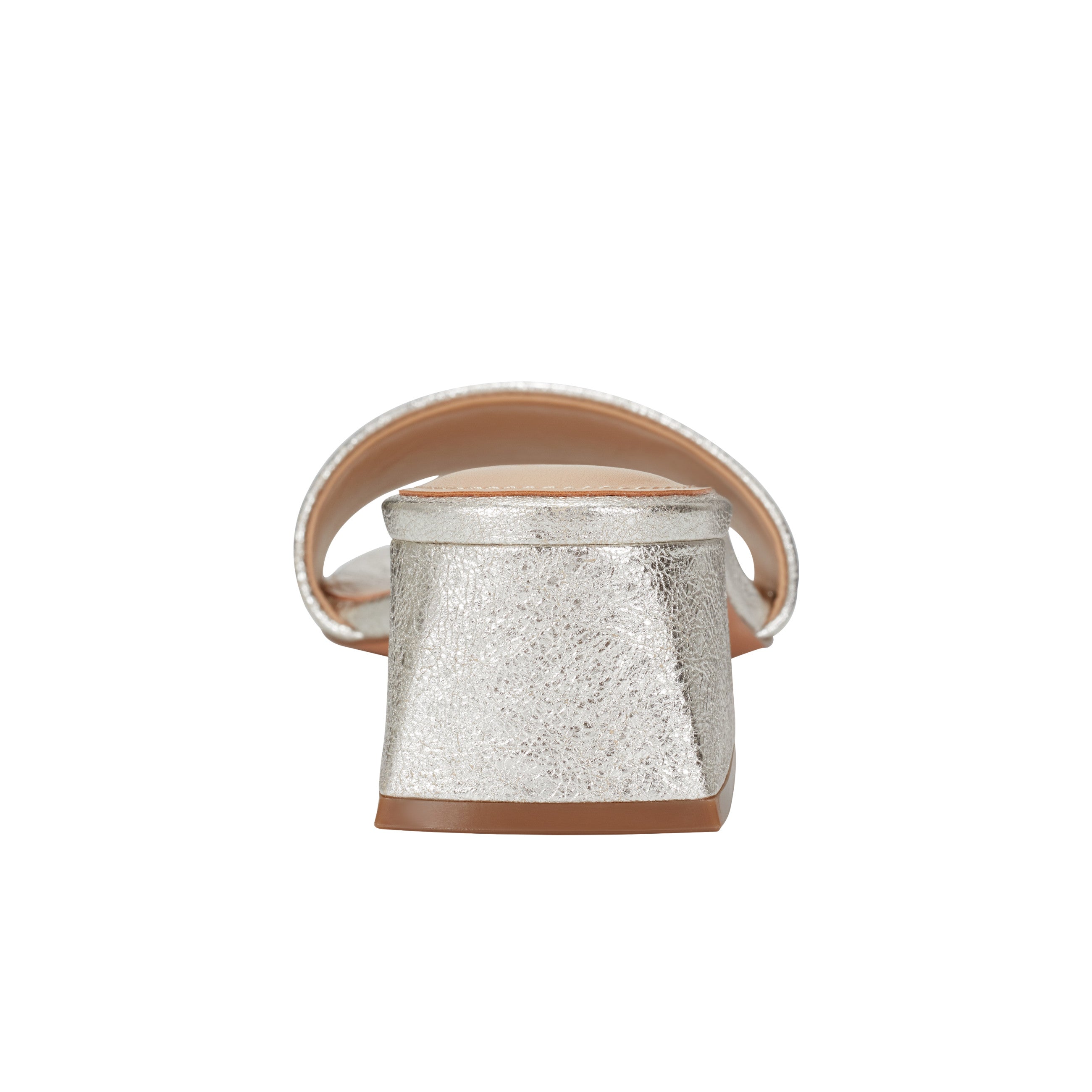 Marc Fisher Olysa Slide Dress Sandal | Platino Leather