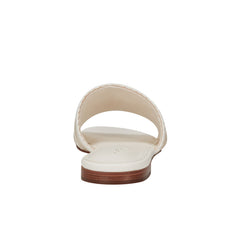 Marc Fisher Zuri Flat Slide Sandal | Natural/White