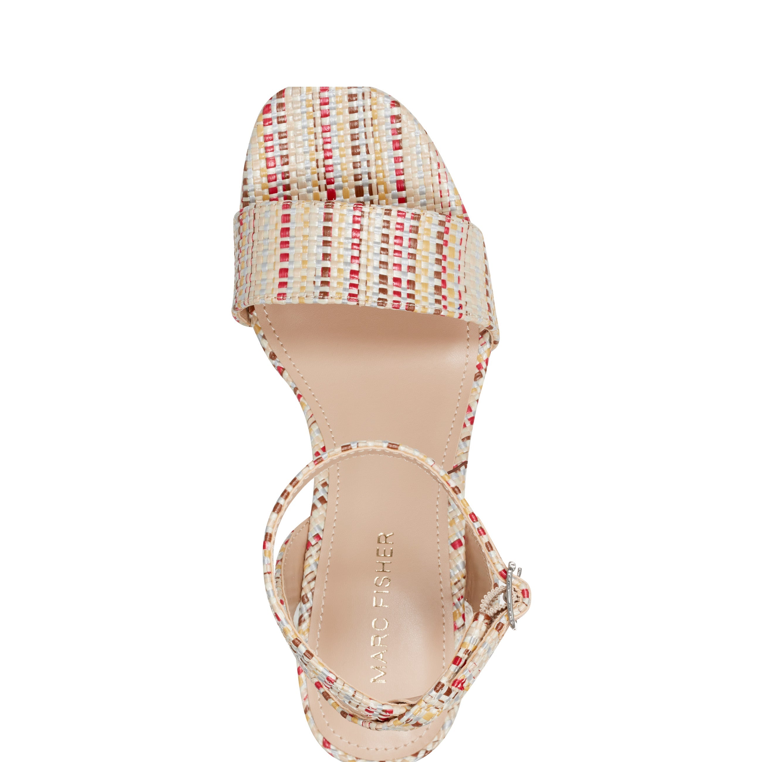 Marc Fisher Sadel Platform Sandal | Multi Raffia