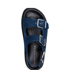 Marc Fisher Agenda Footbed Sandal | Denim
