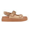 Marc Fisher Agenda Footbed Sandal | Natural Raffia