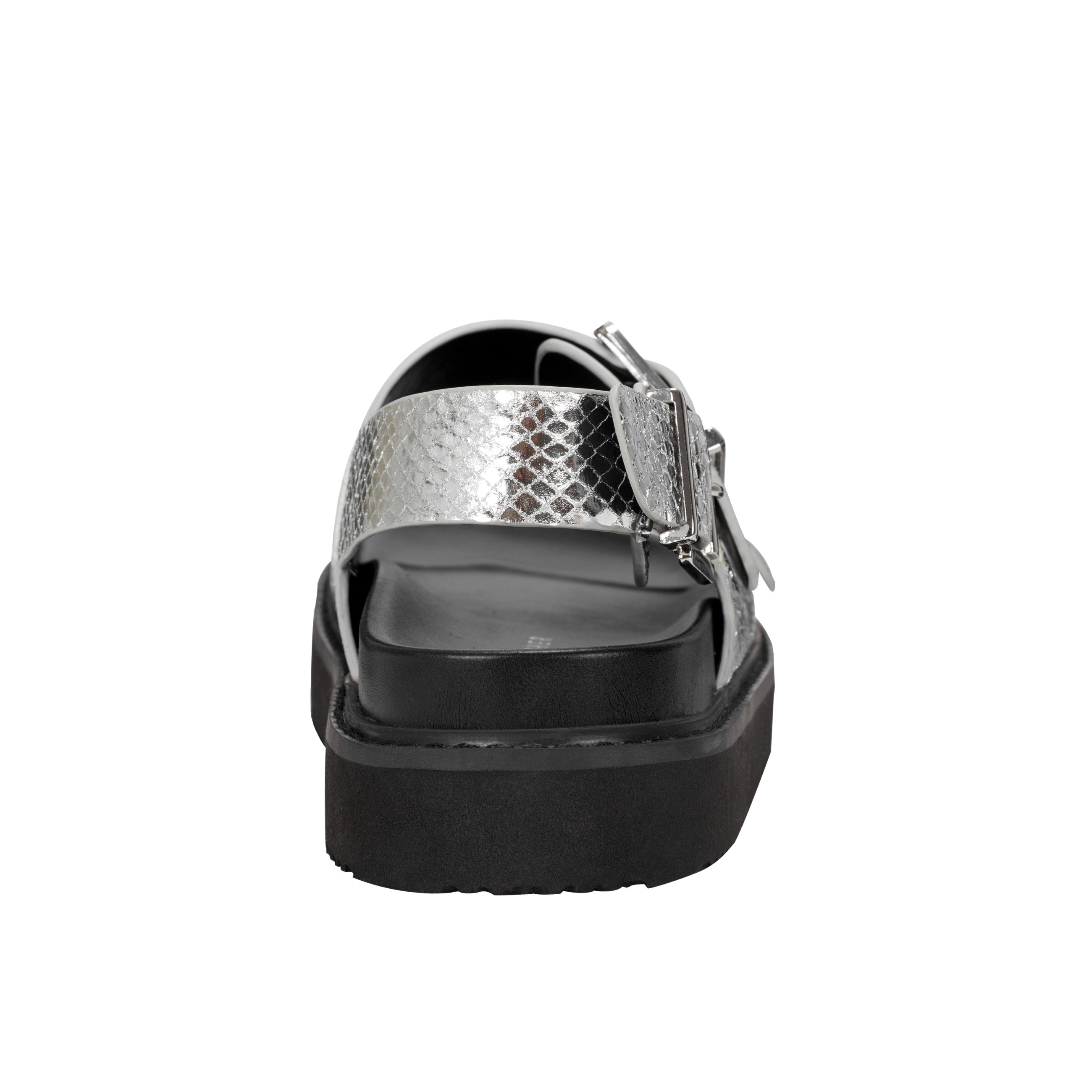 Marc Fisher Agenda Footbed Sandal | Silver