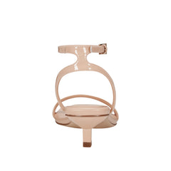 Marc Fisher Alona Ankle Strap Sandal | Natural Patent Leather