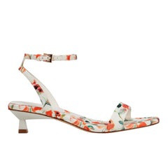 Marc Fisher Alona Ankle Strap Sandal | White Floral