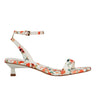 Marc Fisher Alona Ankle Strap Sandal | White Floral