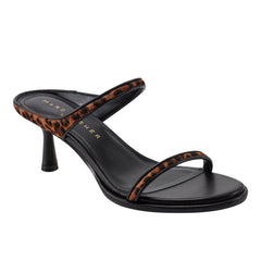 Marc Fisher Alonde Heeled Slide Sandal | Leopard