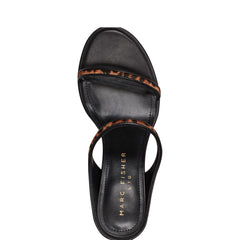 Marc Fisher Alonde Heeled Slide Sandal | Leopard