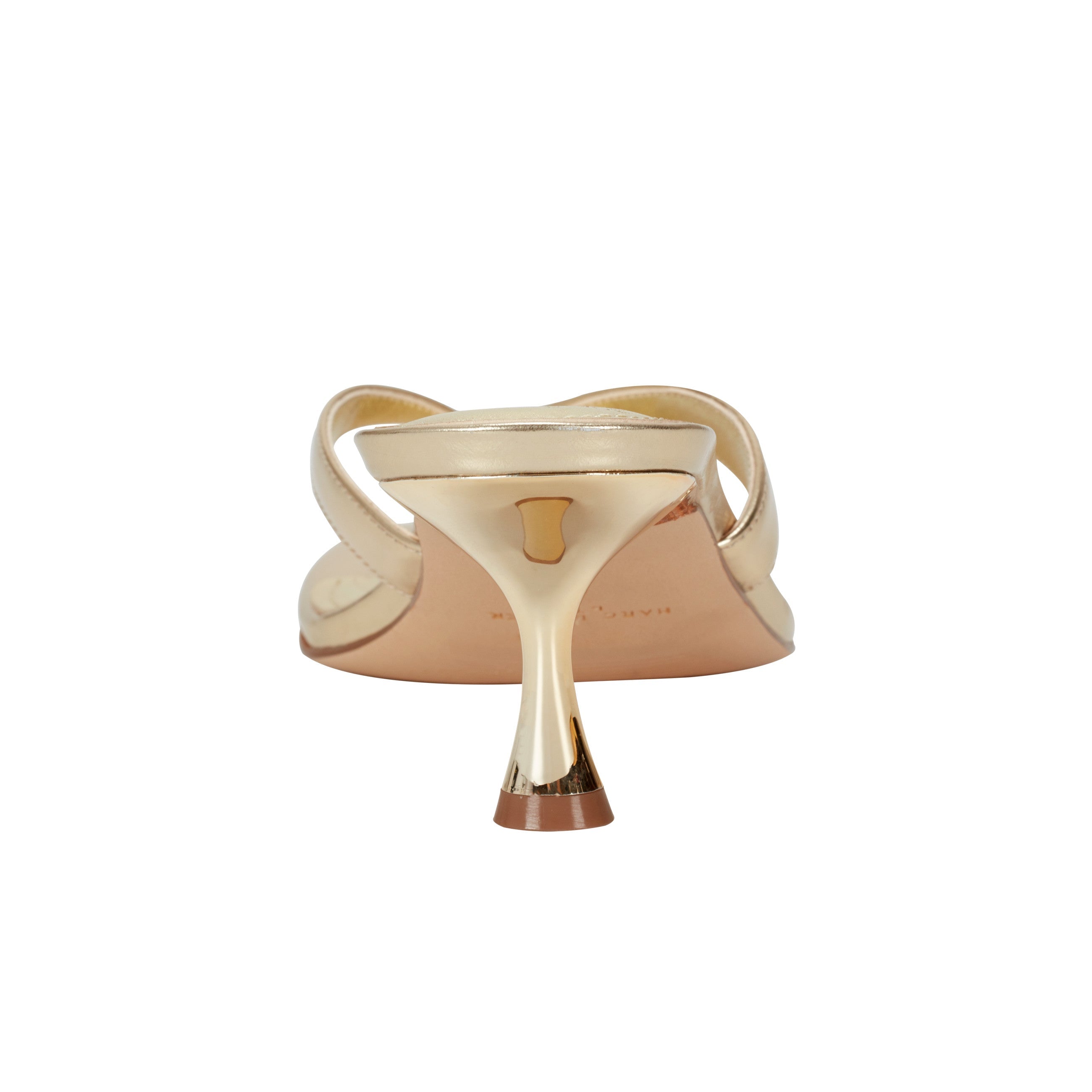 Marc Fisher Amelea Thong Sandal | Gold Leather