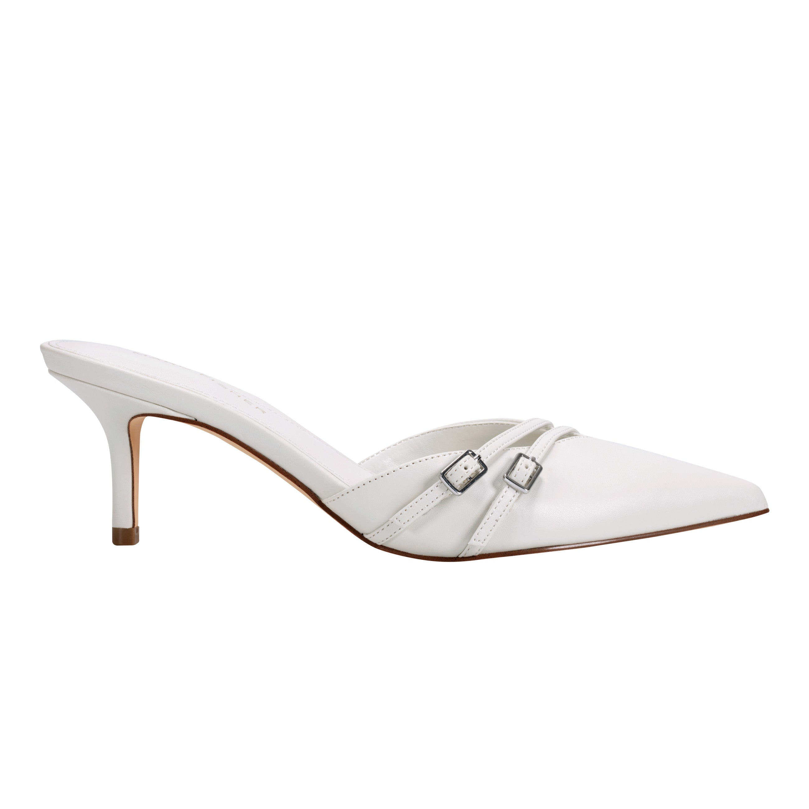 Marc Fisher Amilia Pointy Tole Dress Mule | Chic Cream