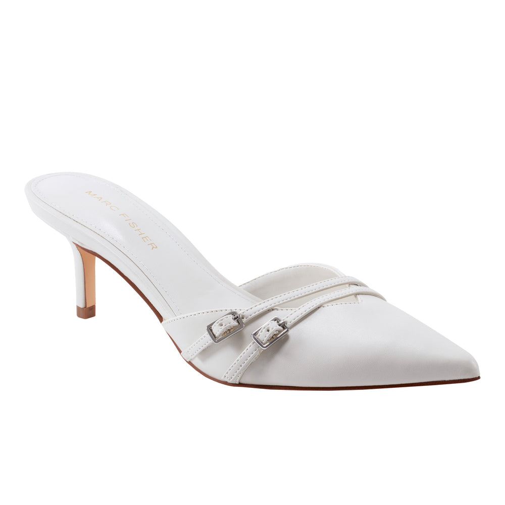 Marc Fisher Amilia Pointy Tole Dress Mule | Chic Cream