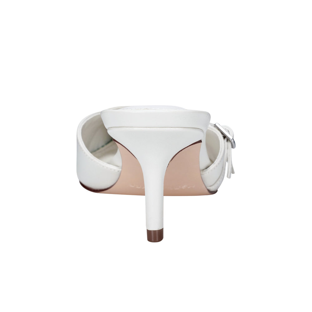 Marc Fisher Amilia Pointy Tole Dress Mule | Chic Cream