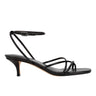 Marc Fisher Ballen Ankle Strap Sandal | Black Leather