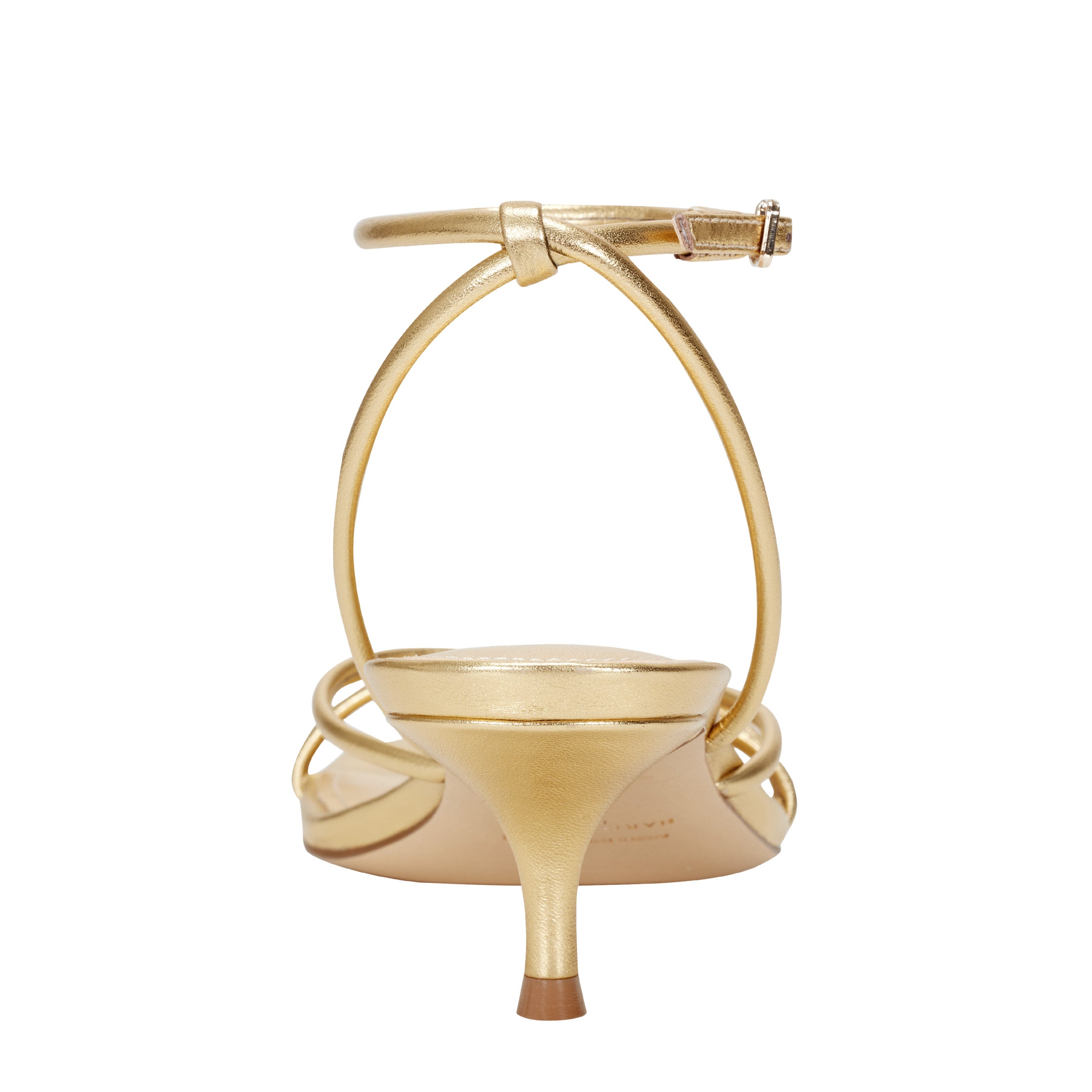 Marc Fisher Ballen Ankle Strap Sandal | Gold Leather