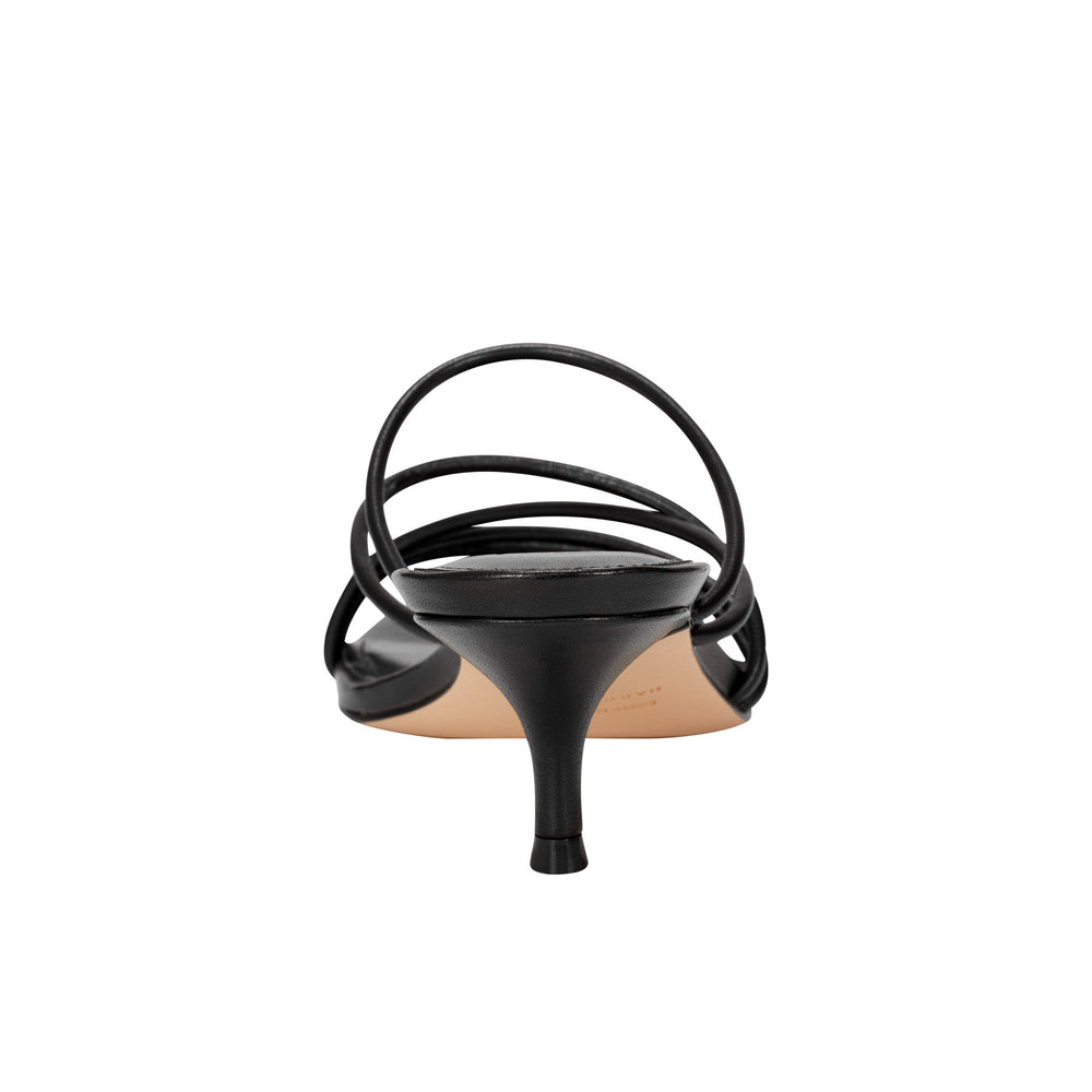 Marc Fisher Banna Strappy Dress Sandal | Black Leather