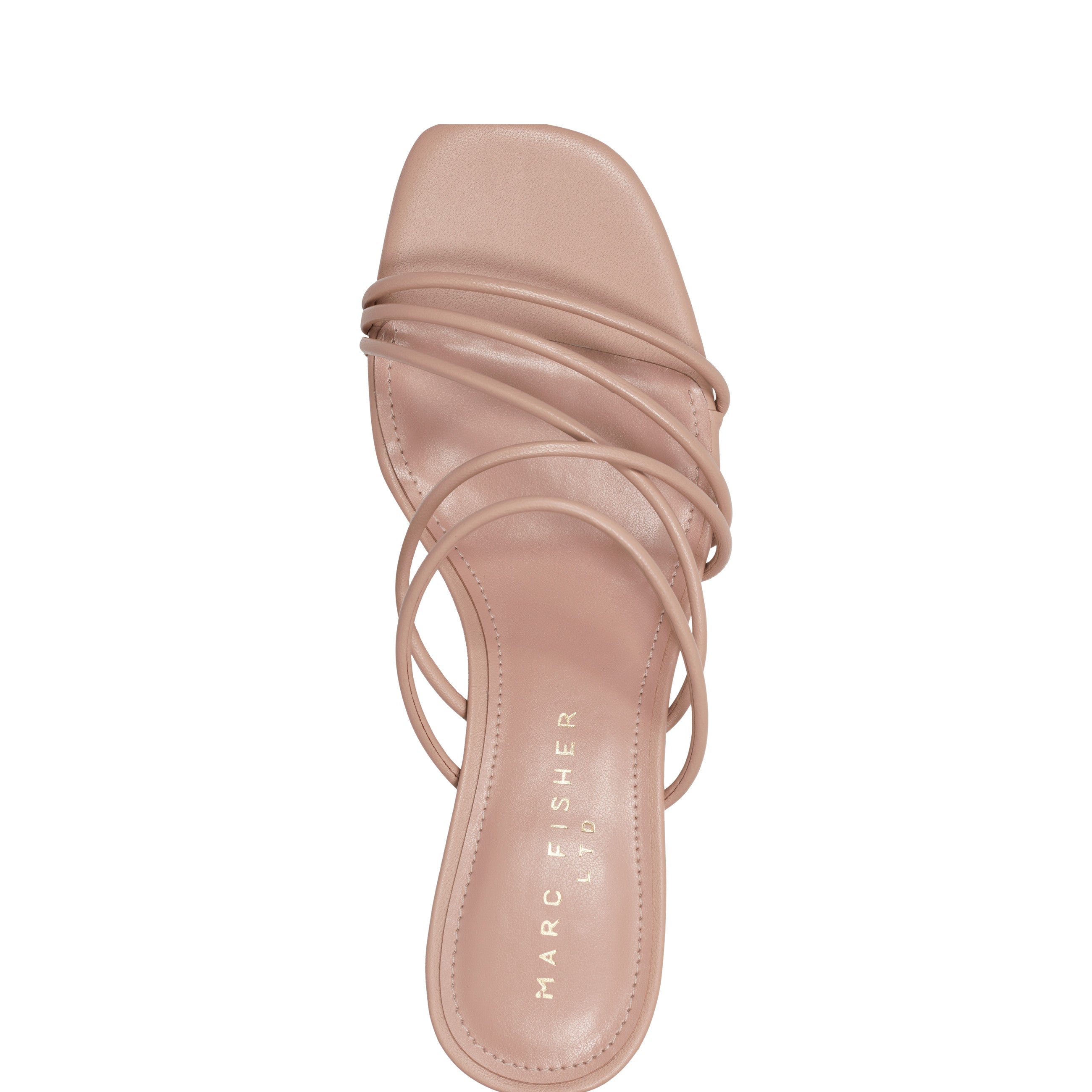 Marc Fisher Banna Strappy Dress Sandal | Natural Leather