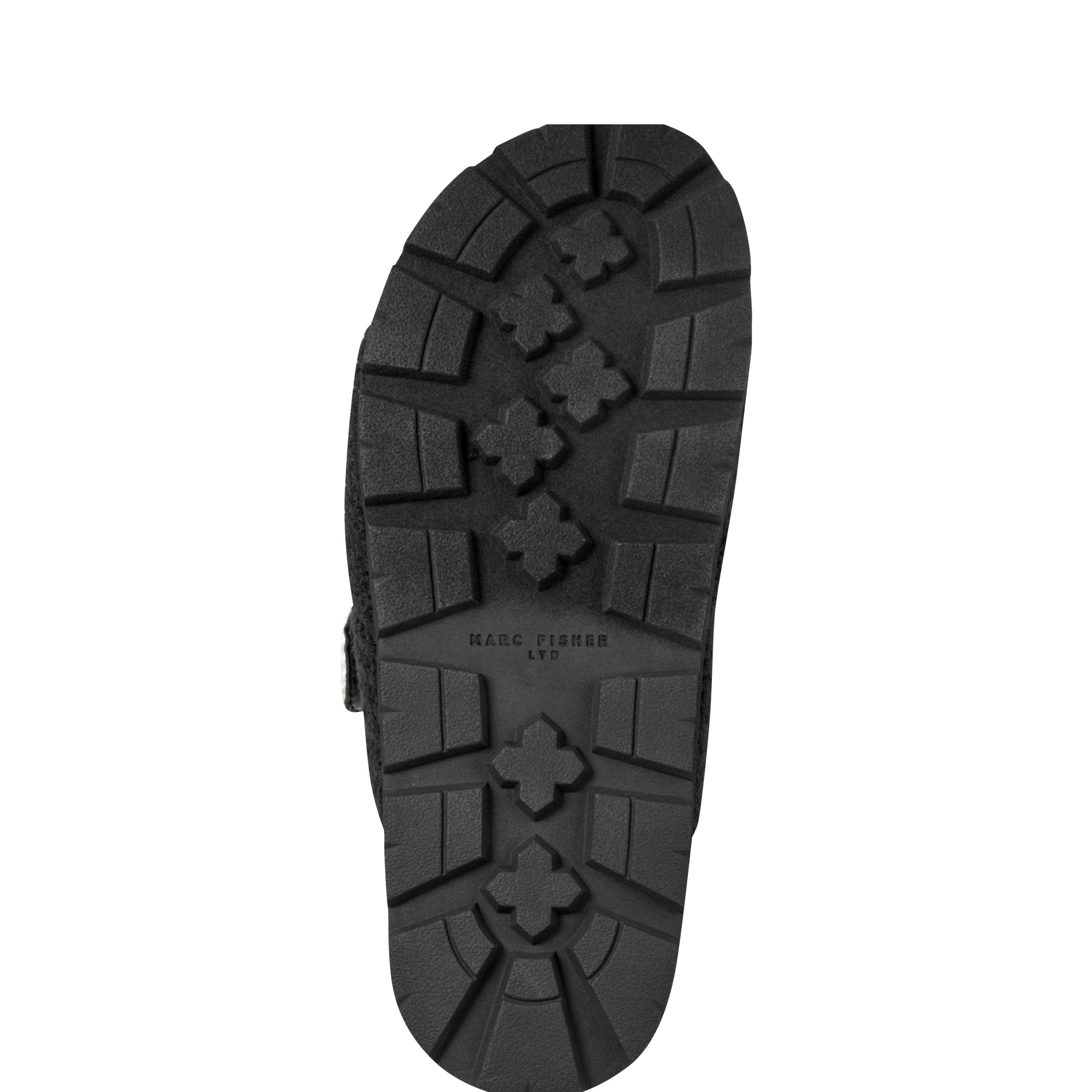 Marc Fisher Brinleys Footbed Sandal | Black/Cream