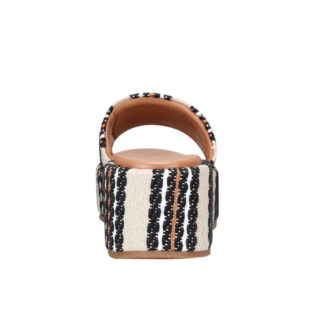 Marc Fisher Daylin Flatform Sandal | Multi Stripe