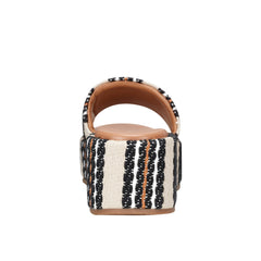 Marc Fisher Daylin Flatform Sandal | Multi Stripe