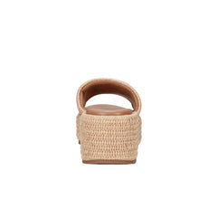 Marc Fisher Daylin Flatform Sandal | Natural Raffia