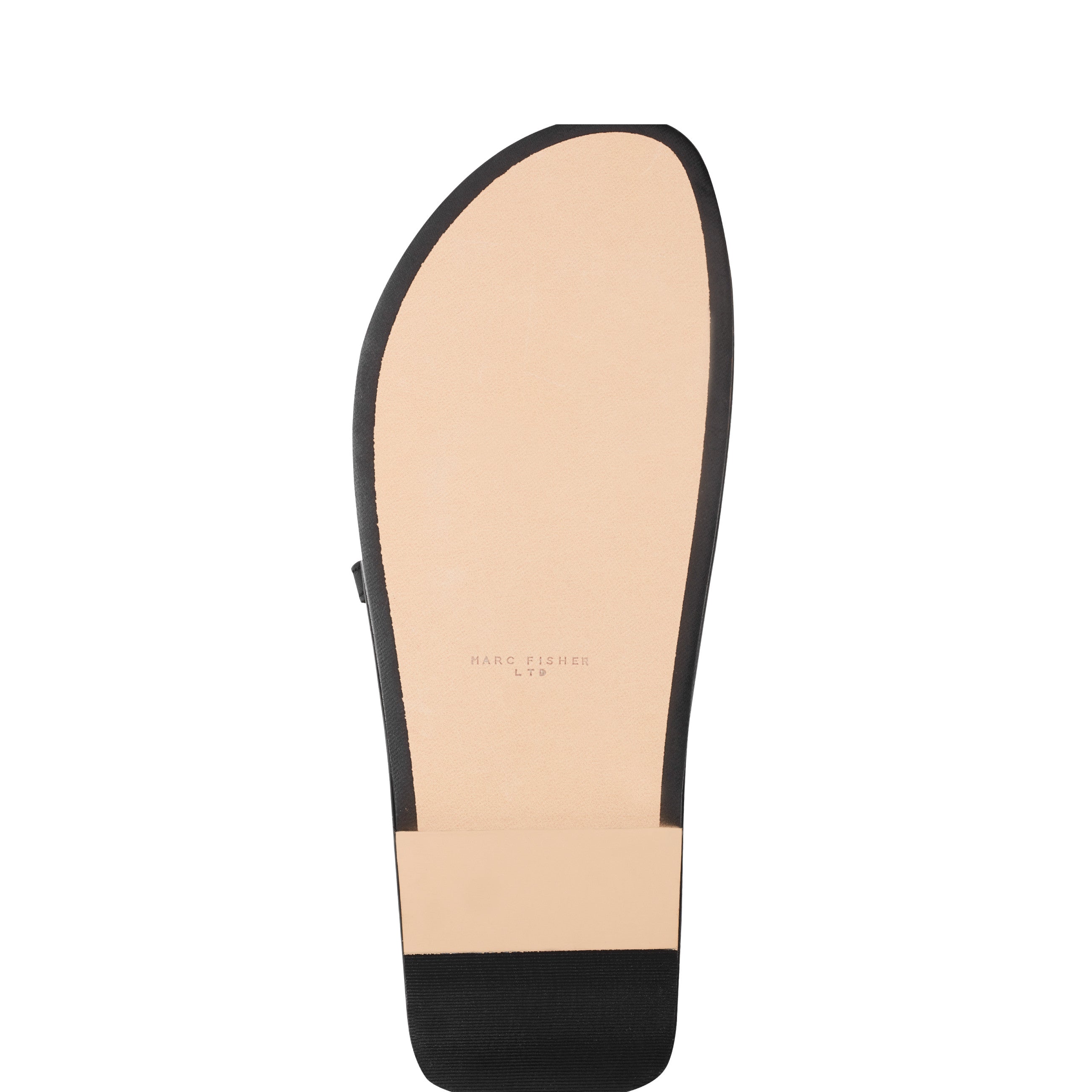 Marc Fisher Gerty Strappy Flat Sandal | Black Leather