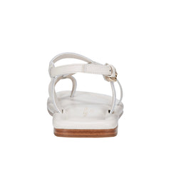 Marc Fisher Gerty Strappy Flat Sandal | Chic Cream Leather