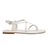 Marc Fisher Gerty Strappy Flat Sandal | Chic Cream Leather