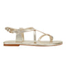 Marc Fisher Gerty Strappy Flat Sandal | Gold Leather