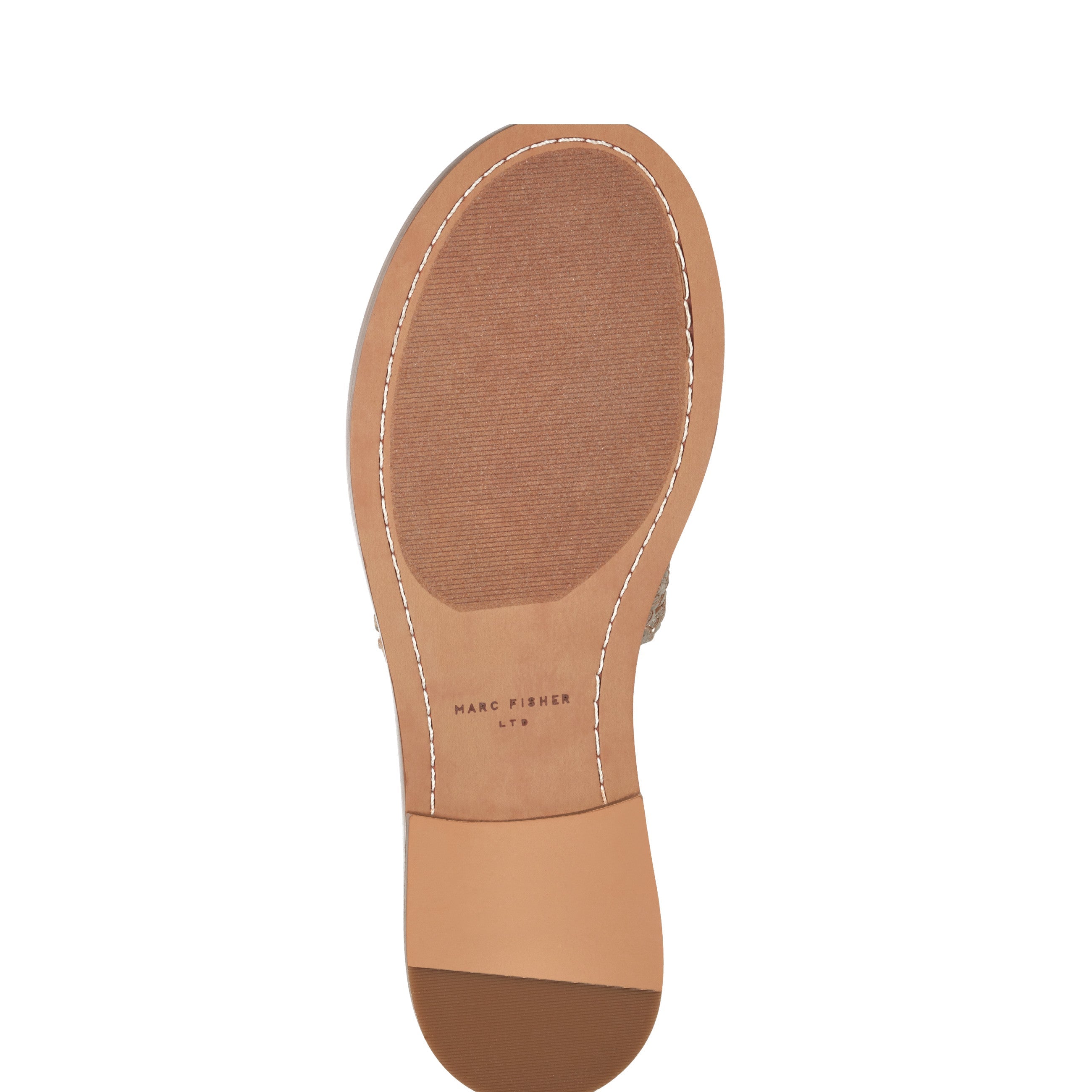 Marc Fisher Glynne Woven Flat Sandal | Gold