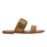 Marc Fisher Hallyn Flat Slide Sandal | Brown Suede