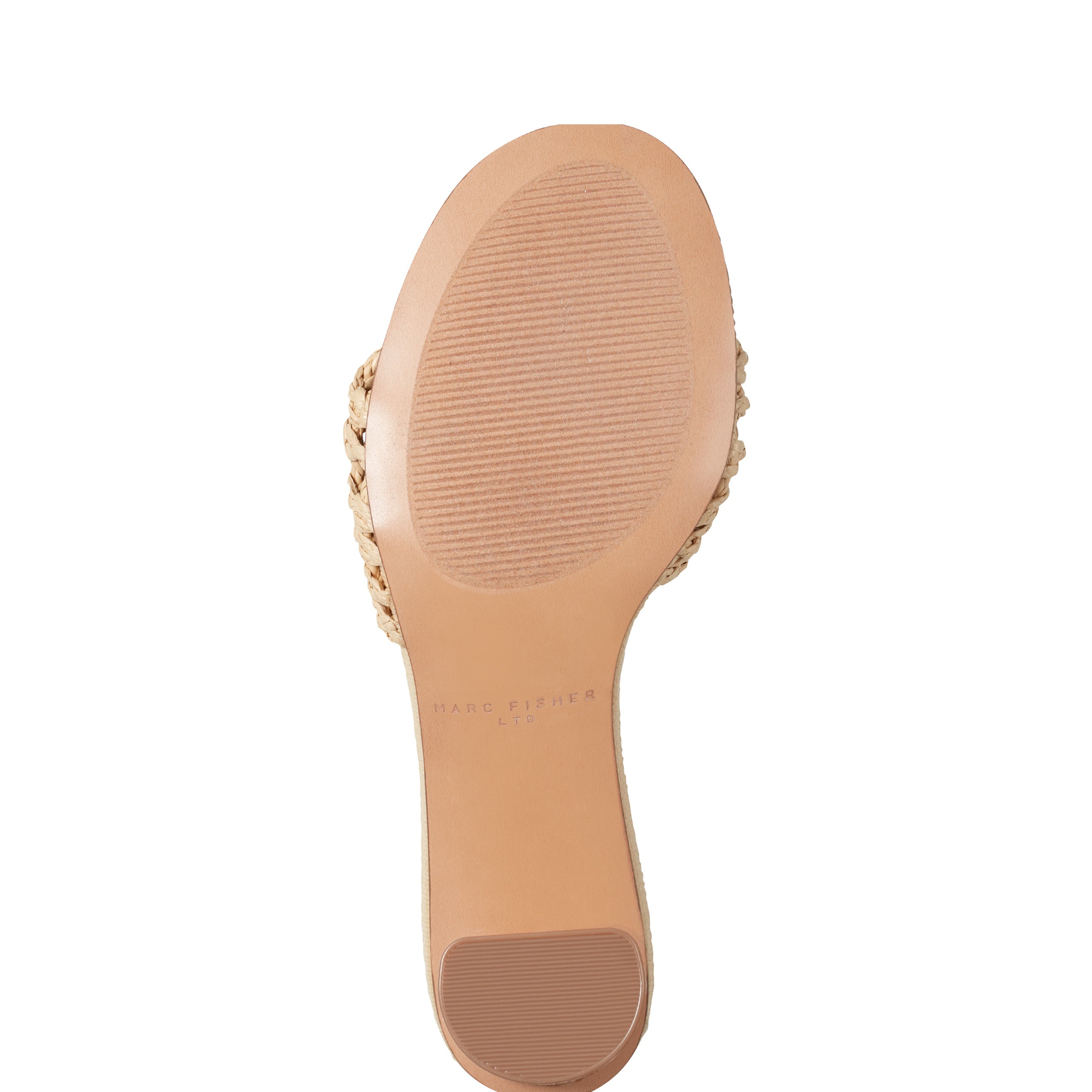 Marc Fisher Jazmine Dress Slide Sandal | Natural Raffia
