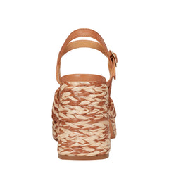 Marc Fisher Juliey Platform Sandal | Natural/Brown