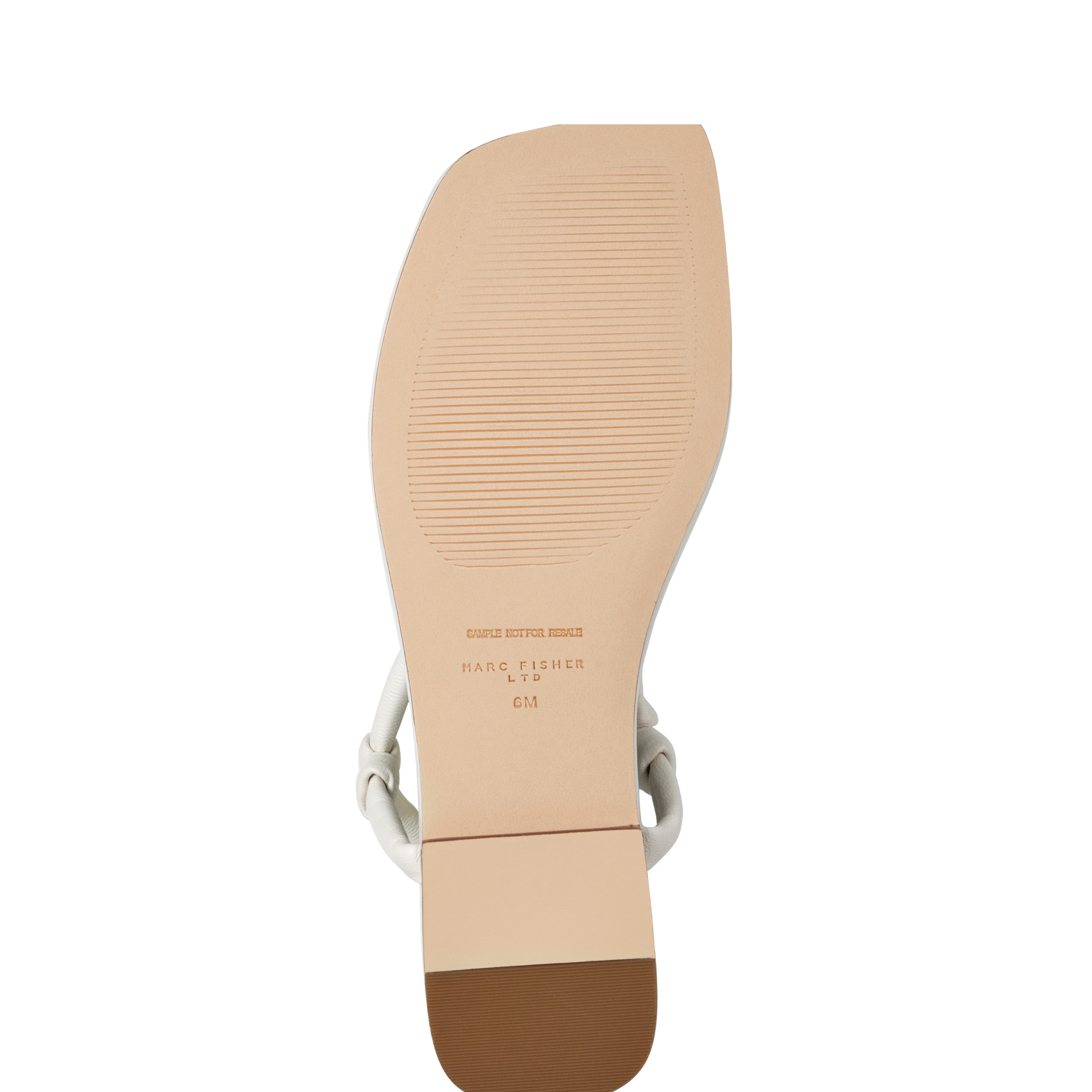 Marc Fisher Maycee Thong Flat Sandal | Chic Cream Leather