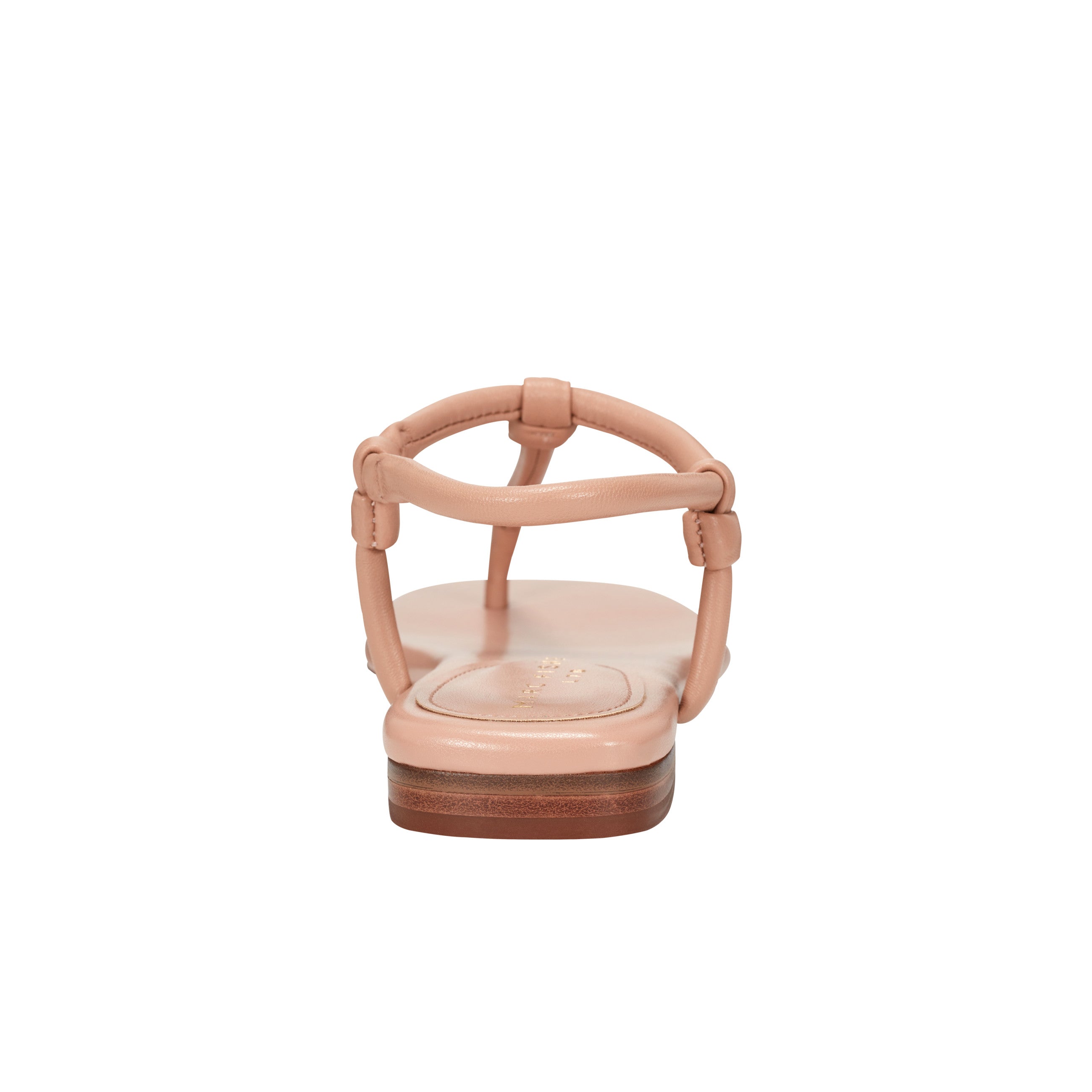 Marc Fisher Maycee Thong Flat Sandal | Natural Leather