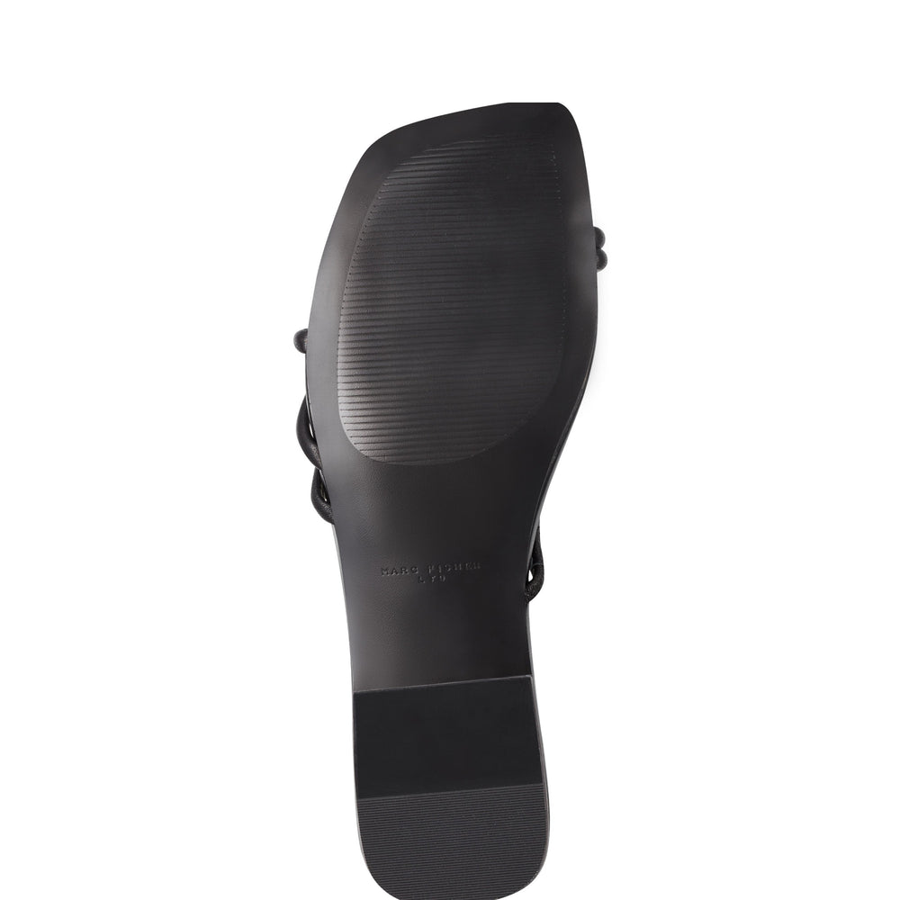 Marc Fisher Mazza Flat Slide Sandal | Black