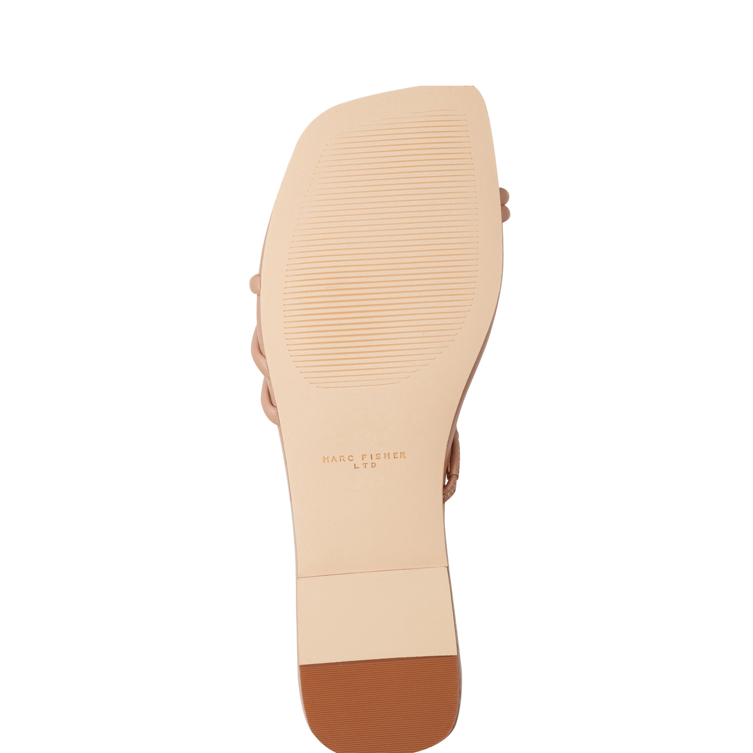 Marc Fisher Mazza Flat Slide Sandal | Brown Suede