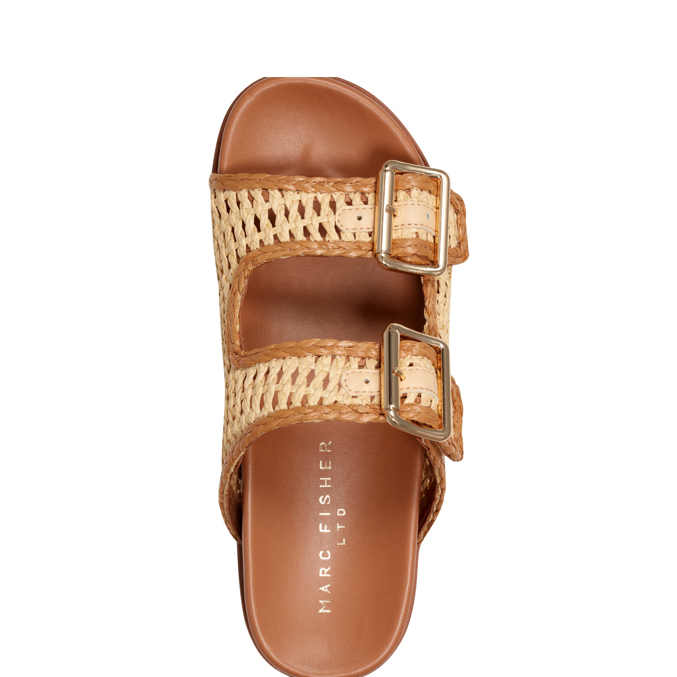Marc Fisher Mylan Footbed Sandal | Natural