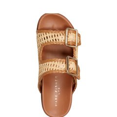 Marc Fisher Mylan Footbed Sandal | Natural