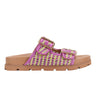 Marc Fisher Mylan Footbed Sandal | Purple/Green