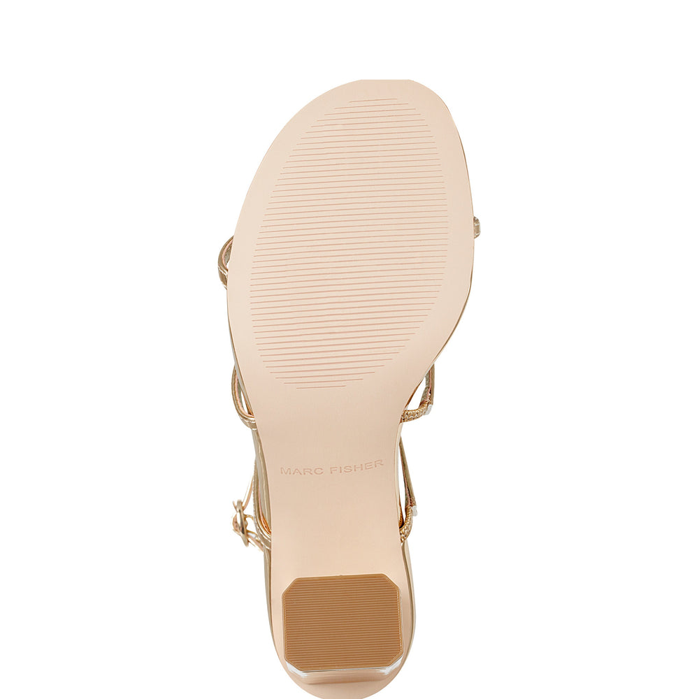 Marc Fisher Norene Strappy Sandal | Gold