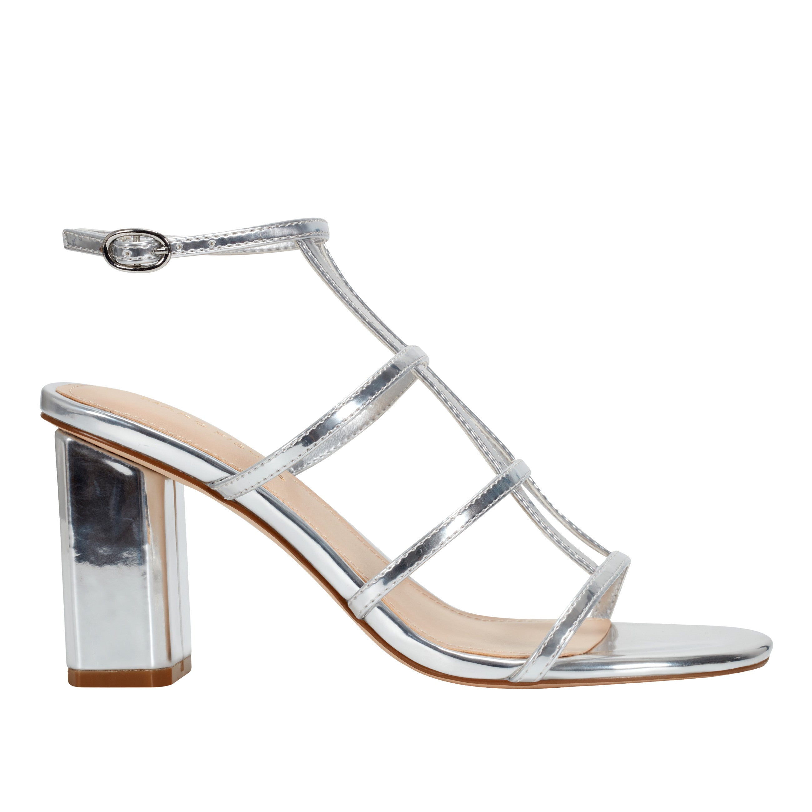 Marc Fisher Norene Strappy Sandal | Silver