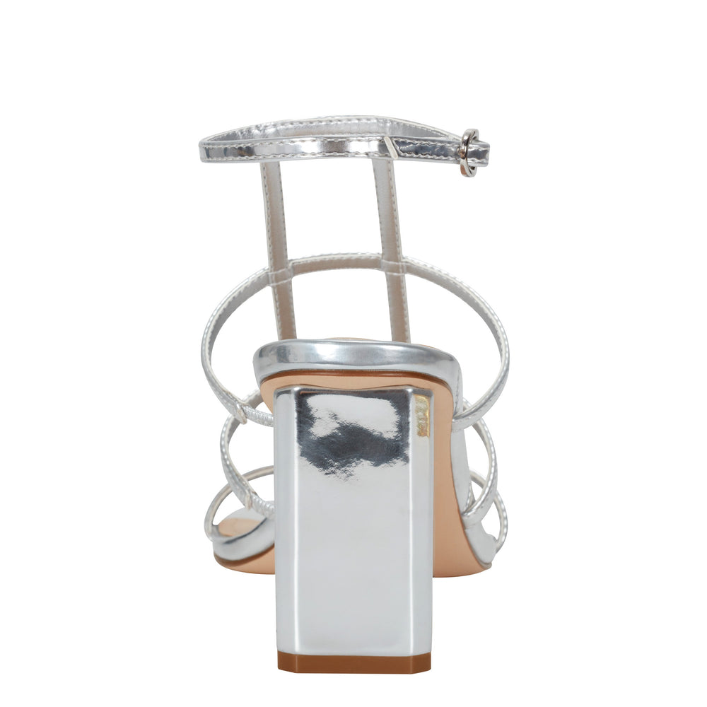 Marc Fisher Norene Strappy Sandal | Silver