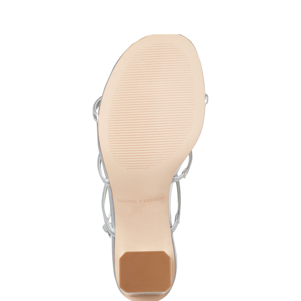 Marc Fisher Norene Strappy Sandal | Silver