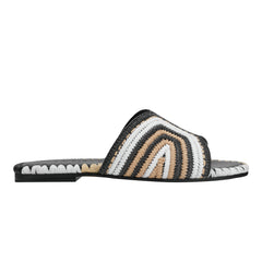Marc Fisher Nottie Flat Slide Sandal | Black Multi