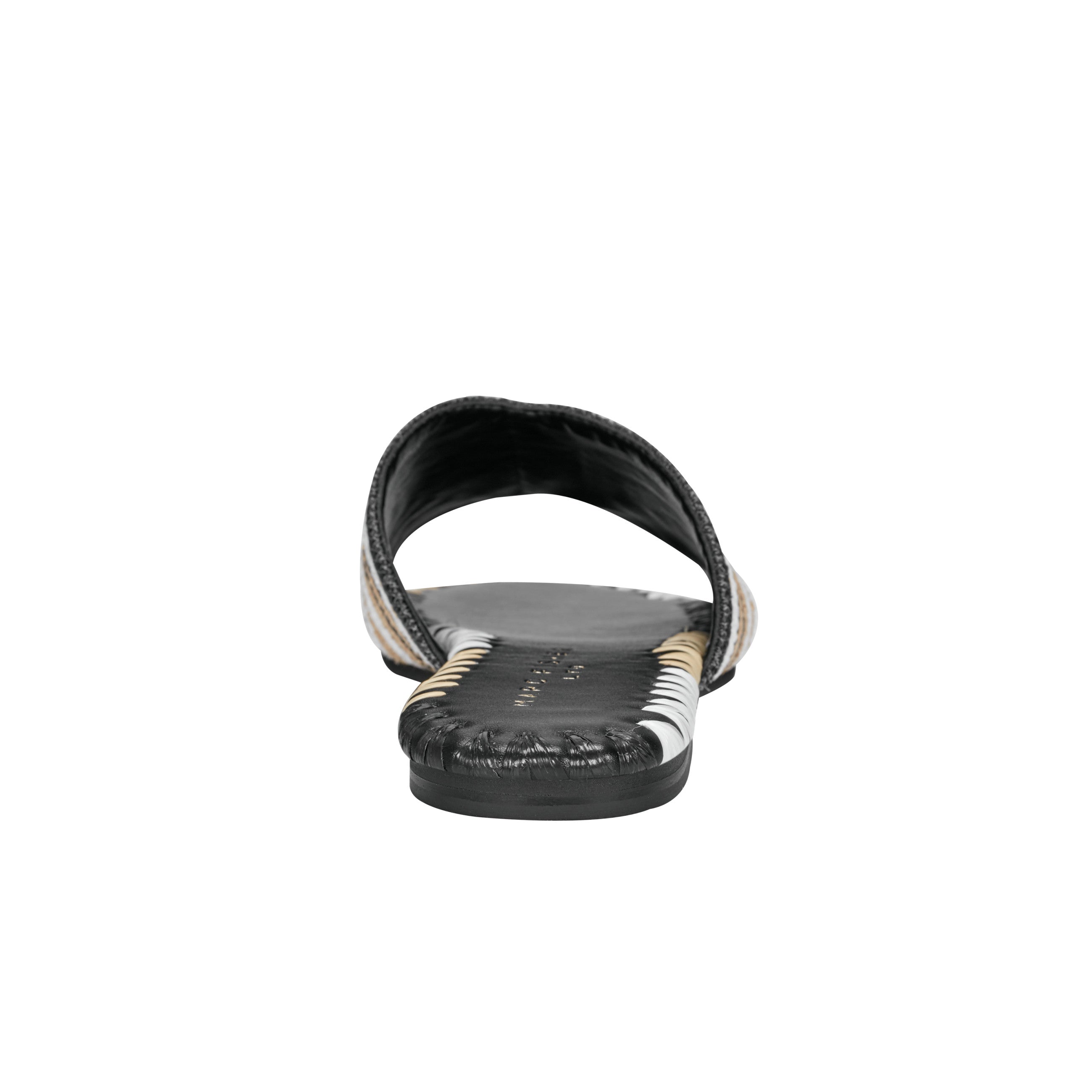 Marc Fisher Nottie Flat Slide Sandal | Black Multi