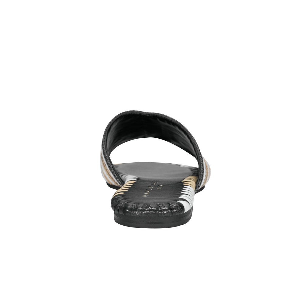Marc Fisher Nottie Flat Slide Sandal | Black Multi