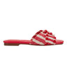 Marc Fisher Orbit Flat Sandal | Red Stripe