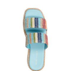 Marc Fisher Pelma Flatform Sandal | Multi Stripe