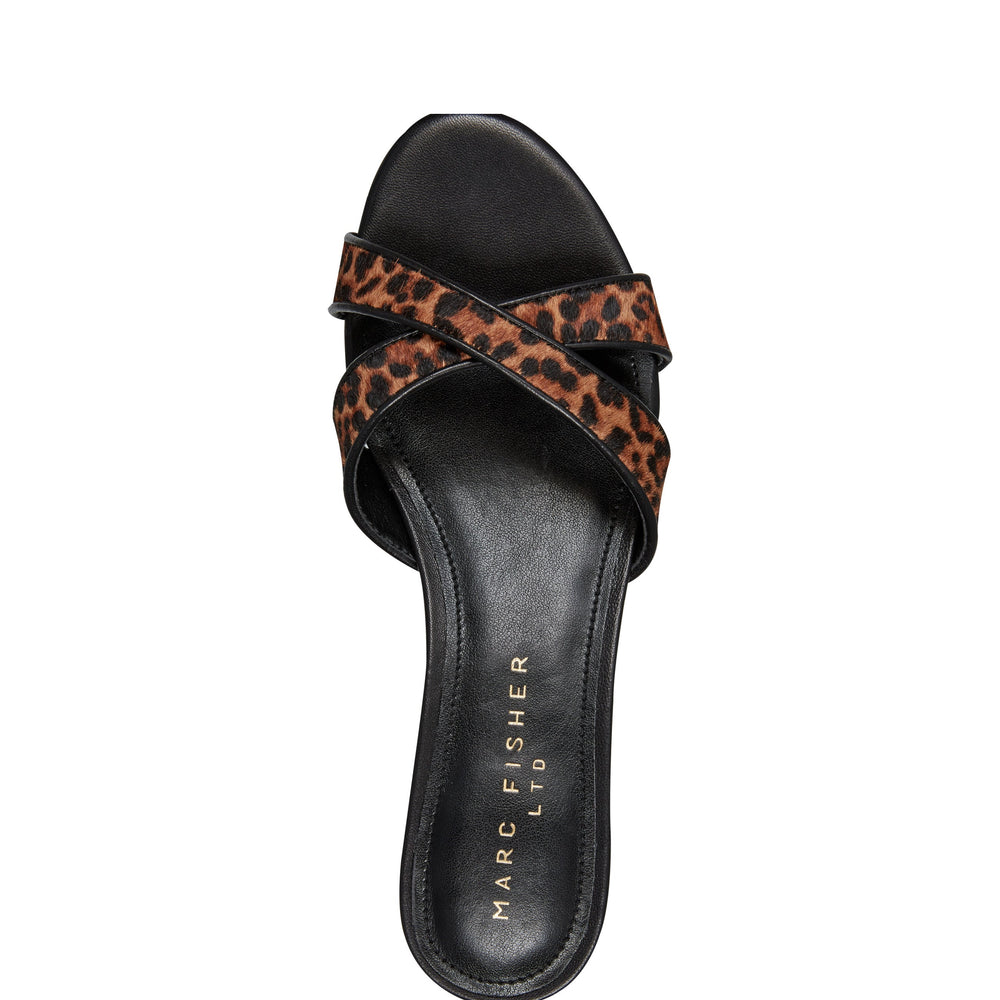 Marc Fisher Tracey Slide Dress Sandal | Leopard
